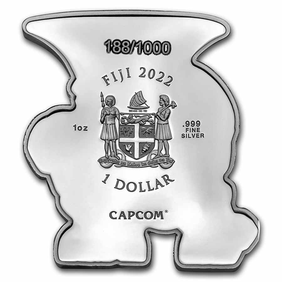 2022 Fiji 1 oz Silver $1 Street Fighter Mini Fighters: Guile | eBay